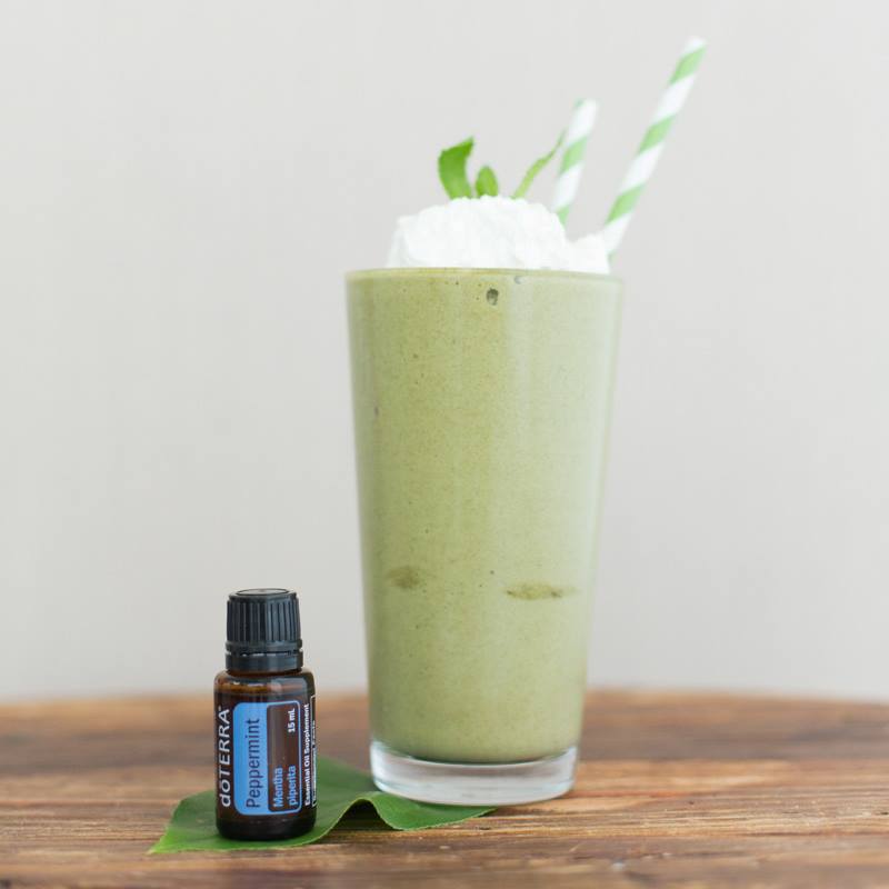 peppermint oil smoothie