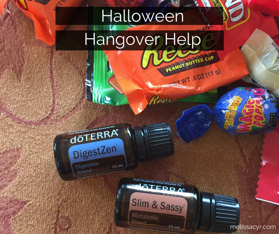 halloween hangover help essential oils